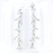 Boucles d'oreilles Boucles d'oreilles pendantes serties de diamants en or blanc 18 carats 58 Facettes 133721D