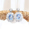 Boucles d'oreilles Boucles d'oreilles vintage à motif floral en or jaune 18 carats et diamants 58 Facettes J00003070