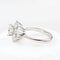 Bague 52 Bague rosette en or blanc 18 carats avec diamants 58 Facettes 136043