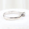 Bague 57 Bague solitaire classique en or blanc 18 carats avec diamant brillant 58 Facettes 135024M