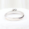Bague 57 Bague solitaire classique en or blanc 18 carats avec diamant brillant 58 Facettes 135024M
