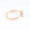 Bague 51 Bague en or rose 14 carats sertie de diamants taille marquise et princesse 58 Facettes 131455A