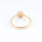 Bague 51 Bague en or rose 14 carats sertie de diamants taille marquise et princesse 58 Facettes 131455A