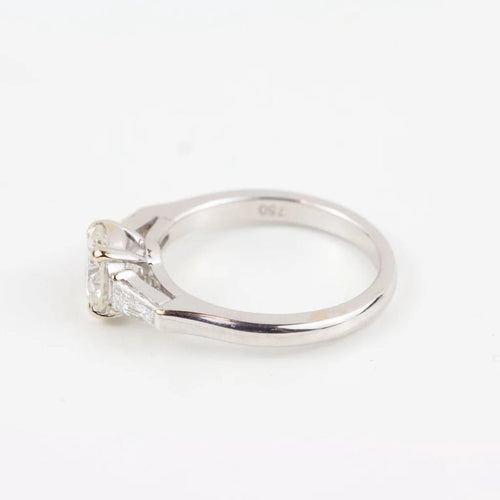 Bague 52 Graff - Bague en or blanc 18 carats avec diamants 58 Facettes 130281