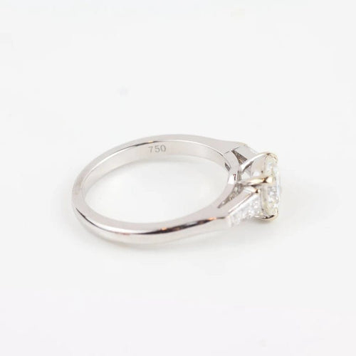 Bague 52 Graff - Bague en or blanc 18 carats avec diamants 58 Facettes 130281