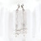 Boucles d'oreilles Boucles d’oreilles longues en or blanc 18 carats et diamants taille brillant 58 Facettes VV1-E