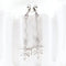 Boucles d'oreilles Boucles d’oreilles longues en or blanc 18 carats et diamants taille brillant 58 Facettes VV1-E