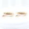 Boucles d'oreilles Boucles d'oreilles triple pavé en or rose 18 carats et diamants 58 Facettes 132996
