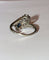 Bague 53 Bague Toi et Moi - Duo en or gris avec saphir et diamant 58 Facettes 583