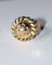 Bague 55 Bague dôme rétro en or jaune 18 carats 58 Facettes 575