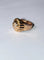 Bague 55 Bague dôme rétro en or jaune 18 carats 58 Facettes 575