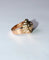 Bague 55 Bague dôme rétro en or jaune 18 carats 58 Facettes 575
