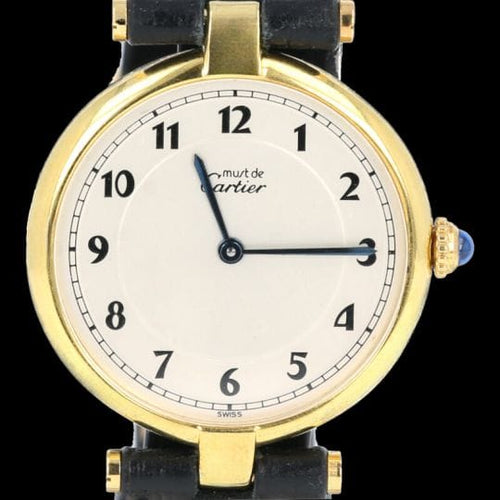 Montre Cartier Montre Must De Cartier Vermeil 58 Facettes MT44363