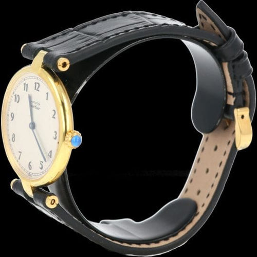 Montre Cartier Montre Must De Cartier Vermeil 58 Facettes MT44363
