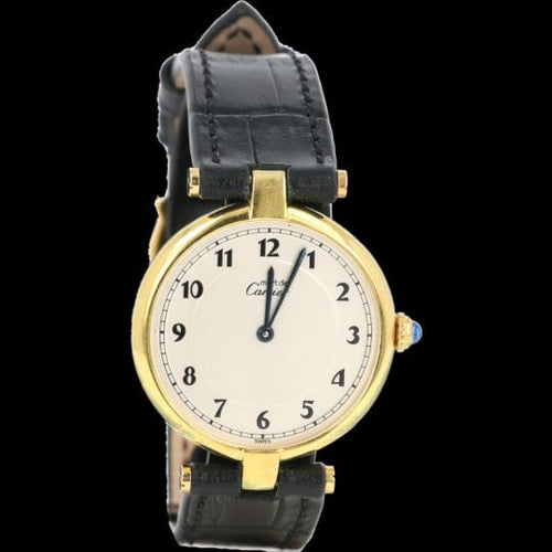 Montre Cartier Montre Must De Cartier Vermeil 58 Facettes MT44363