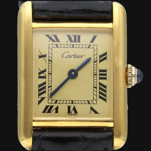 Montre Cartier Montre Tank Vermeil 58 Facettes MT44887