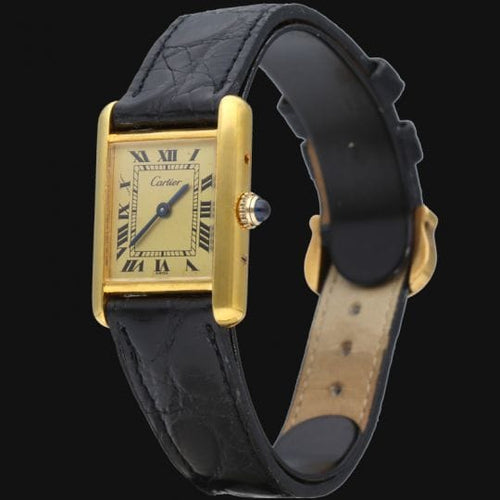 Montre Cartier Montre Tank Vermeil 58 Facettes MT44887