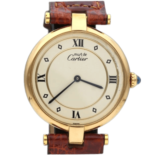 Montre Cartier Montre Must De Cartier Vermeil 58 Facettes MT44927