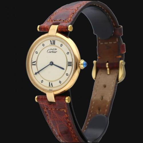 Montre Cartier Montre Must De Cartier Vermeil 58 Facettes MT44927
