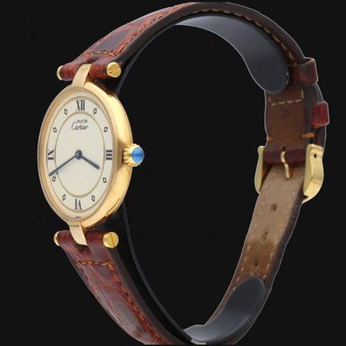 Montre Cartier Montre Must De Cartier Vermeil 58 Facettes MT44927