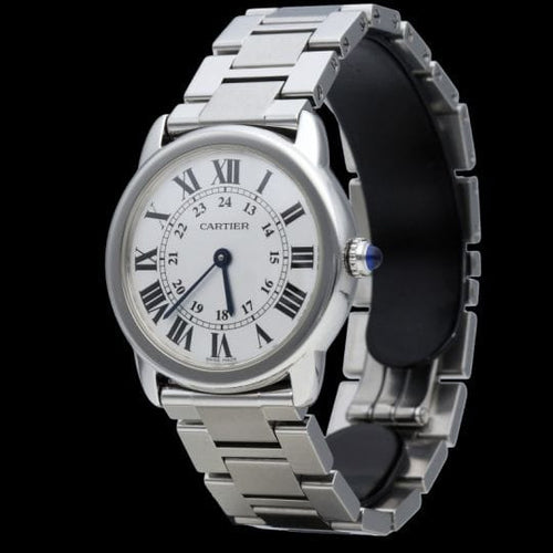 Montre Cartier Montre Ronde Solo De Cartier 29Mm 58 Facettes MT45271