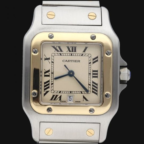 Montre Cartier Montre Santos De Cartier Galbee 58 Facettes MT45178