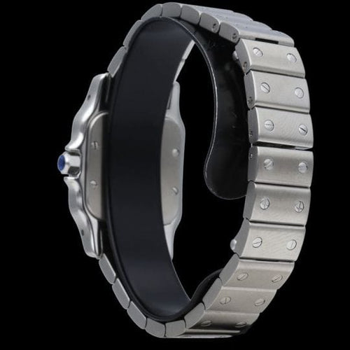 Montre Cartier Santos Galbée PM - Montre quartz en acier 58 Facettes MT45190