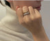 Bague 52 Pomellato Milan - Bague en or rose et or blanc 18 carats et diamants 58 Facettes