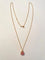 Collier Nudo Classic - Collier pendentif en or rose 18 carats, diamants bruns 58 Facettes