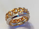 Bague 52 Pomellato Milano - Bague en or rose et or blanc 18 carats et diamants 58 Facettes