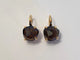 Boucles d'oreilles Pomellato Lola - Boucles d'oreilles en or rose et quartz fumé 58 Facettes