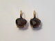Boucles d'oreilles Pomellato Lola - Boucles d'oreilles en or rose et quartz fumé 58 Facettes