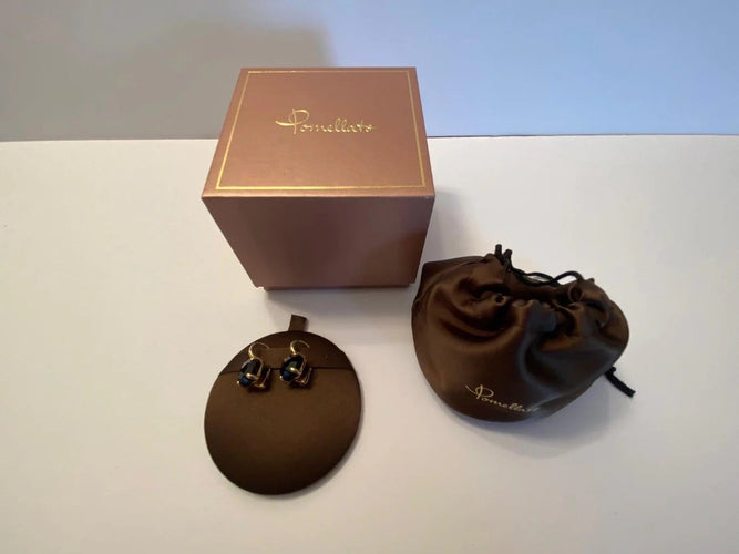 Boucles d'oreilles Pomellato Lola - Boucles d'oreilles en or rose et quartz fumé 58 Facettes