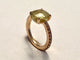 Bague 53 Pomellato Bébé - Bague en or rose, quartz citron et diamants bruns 58 Facettes