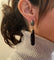 Boucles d'oreilles Pomellato Victoria - Boucles d’oreilles pendantes en or rose et diamants noirs 58 Facettes