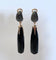 Boucles d'oreilles Pomellato Victoria - Boucles d’oreilles pendantes en or rose et diamants noirs 58 Facettes