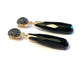 Boucles d'oreilles Pomellato Victoria - Boucles d’oreilles pendantes en or rose et diamants noirs 58 Facettes