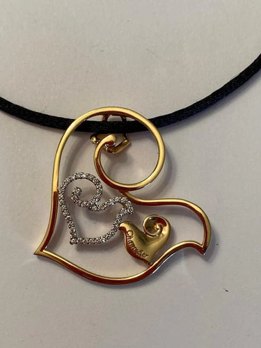 Collier Chantecler Diamour - Collier avec pendentif en or rose et diamants 58 Facettes