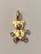 Pendentif Pomellato - Pendentif ours en peluche en or jaune 18 carats et diamants 58 Facettes