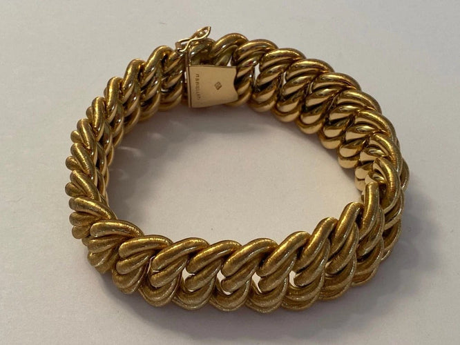 Bracelet Mario Buccellati - Bracelet en or jaune 18 carats 58 Facettes