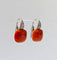 Boucles d'oreilles Pomellato Capri - Boucles d'oreilles en or blanc 18 carats avec corail et diamants 58 Facettes