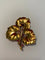 Broche Buccellati - Broche feuille en or jaune 18 carats et rubis 58 Facettes