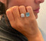 Bague 56 Pomellato Nudo - Bague en or rose et blanc 18 carats, topaze et diamants 58 Facettes