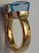Bague 56 Pomellato Nudo - Bague en or rose et blanc 18 carats, topaze et diamants 58 Facettes