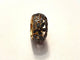 Bague 52 Pomellato Arabesque - Bague en or rose et diamants noirs 58 Facettes