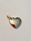 Pendentif Pomellato Cœur - Pendentif cœur en or blanc et jaune 18 carats 58 Facettes