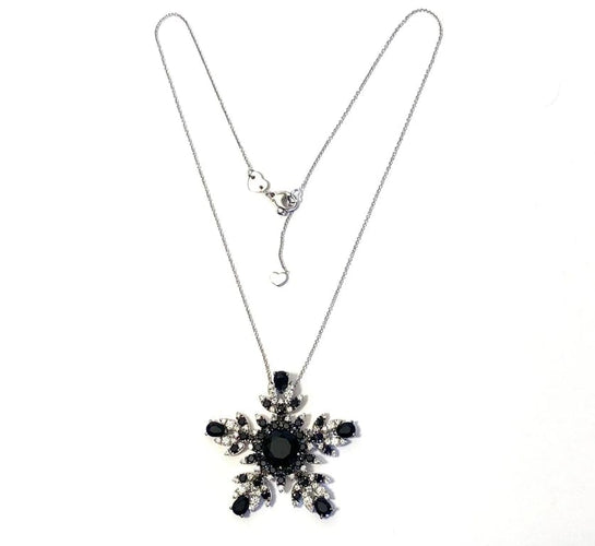 Collier Pasquale Bruni Guirlande - Collier en or blanc 18 carats, diamants et onyx 58 Facettes
