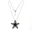 Collier Pasquale Bruni Guirlande - Collier en or blanc 18 carats, diamants et onyx 58 Facettes
