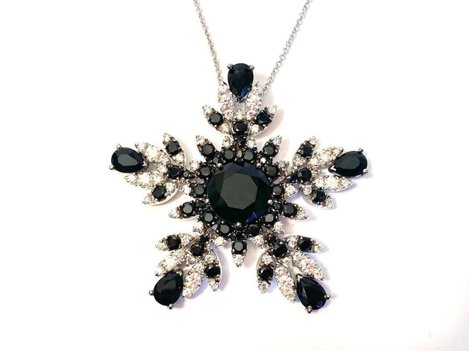 Collier Pasquale Bruni Guirlande - Collier en or blanc, diamants et onyx 58 Facettes