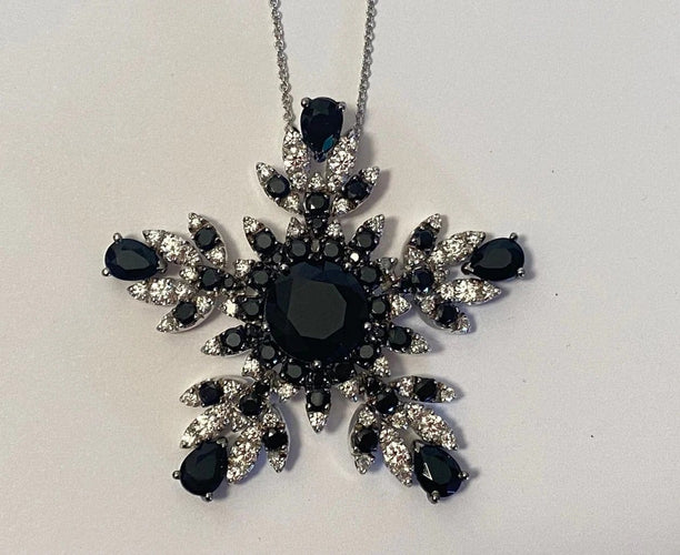 Collier Pasquale Bruni Guirlande - Collier en or blanc, diamants et onyx 58 Facettes